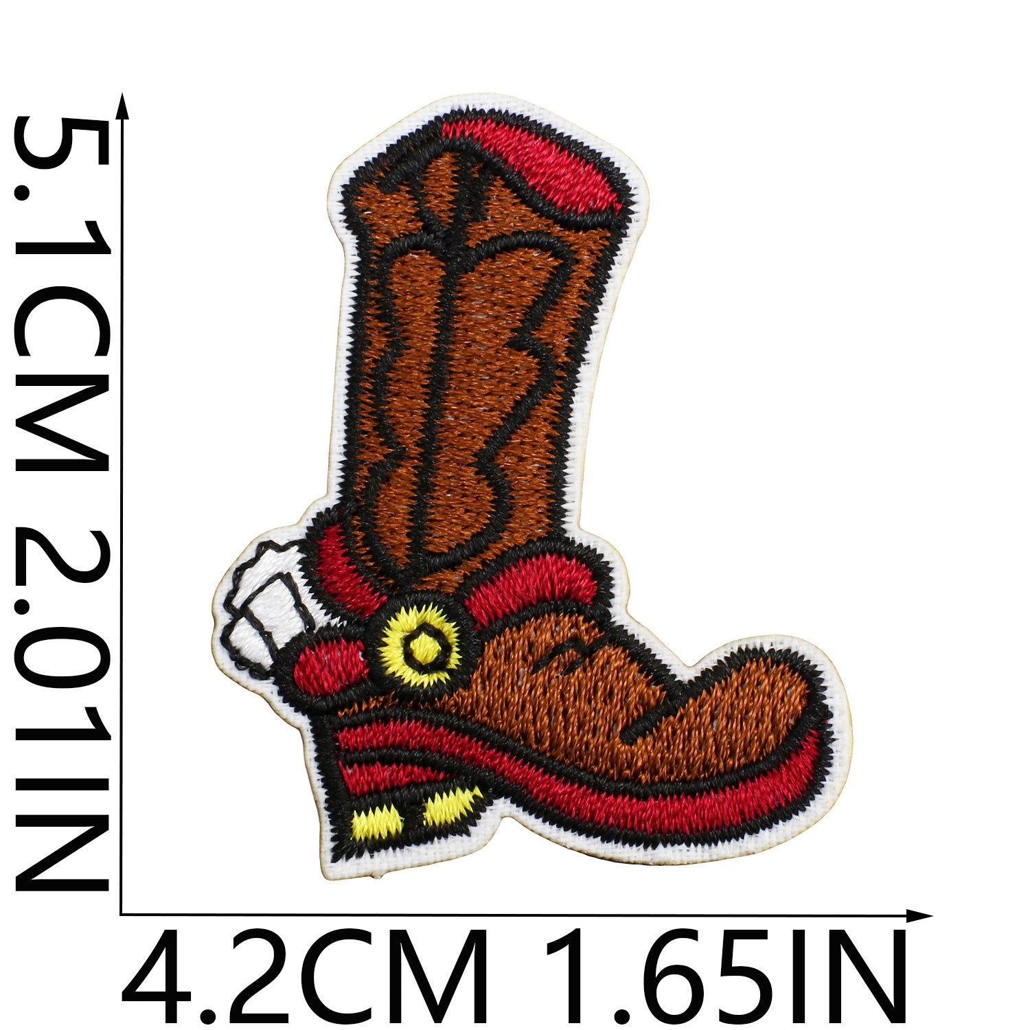 Wholesale Western Cowboy Horse Embroidery Patch Decorative Embroidered Applique For Clothing Resale