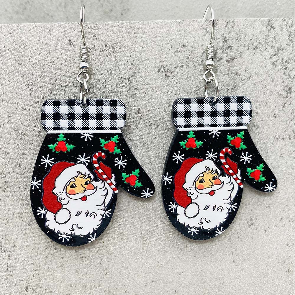 Wholesale Christmas Creative Acrylic Earrings
