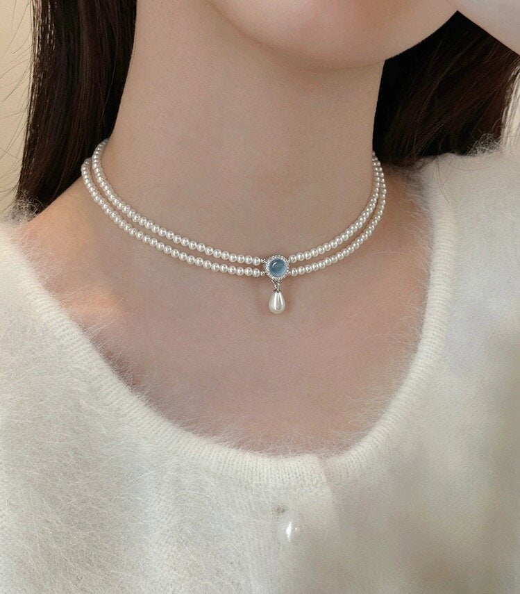 Wholesale Alloy Light Luxury Retro Forest Flower Clavicle Necklace