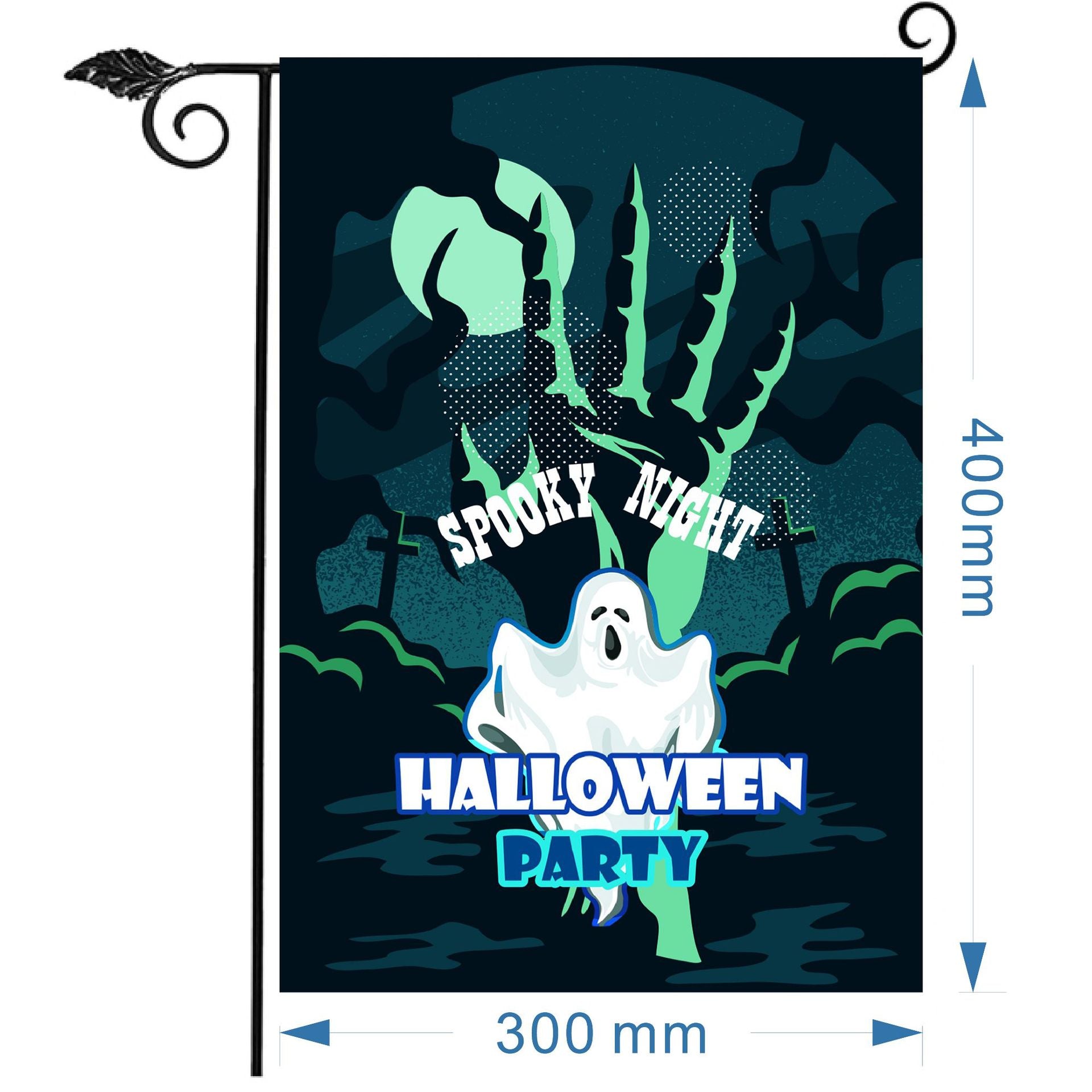 Wholesale Christmas garden flag linen print outdoor small flag yard decoration flag