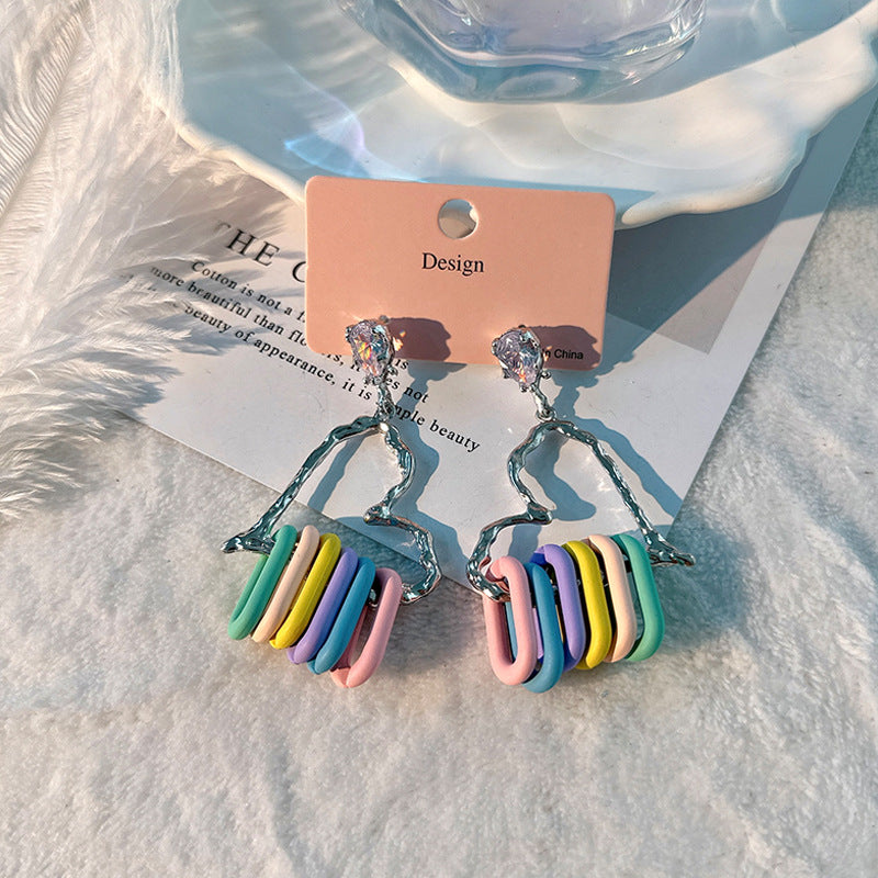 Wholesale Town Shop Treasure Acrylic Earrings