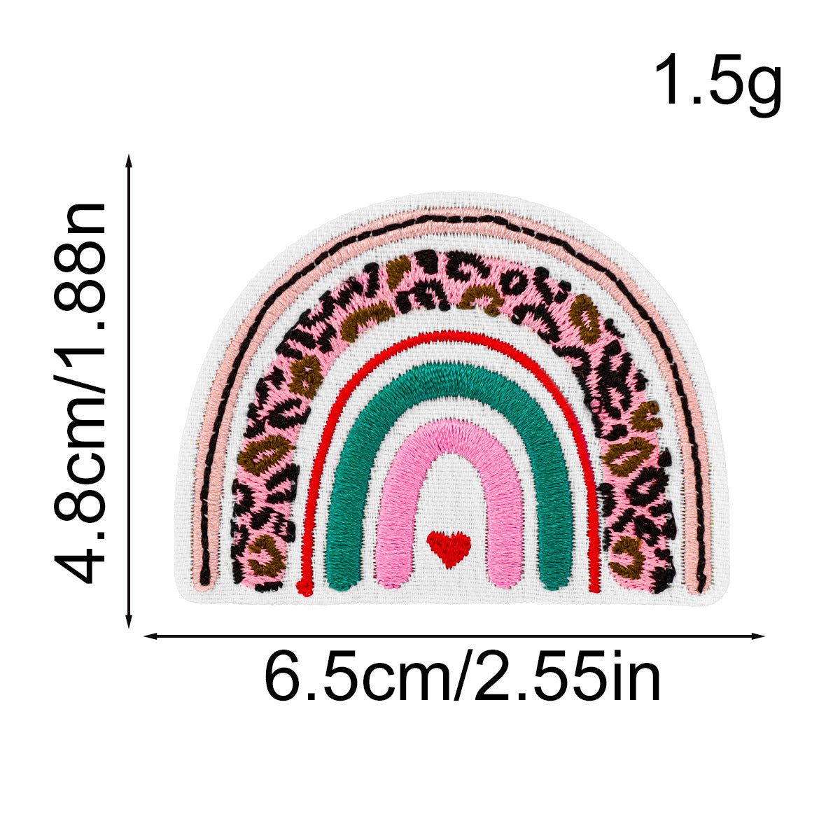 Wholesale Teacher' s Day Rainbow Pencil Cloth Patch