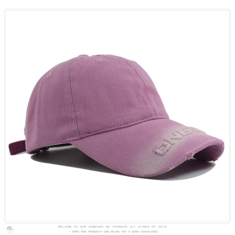 Wholesale Retro Soft Top Curved Brim Cotton Baseball Caps
