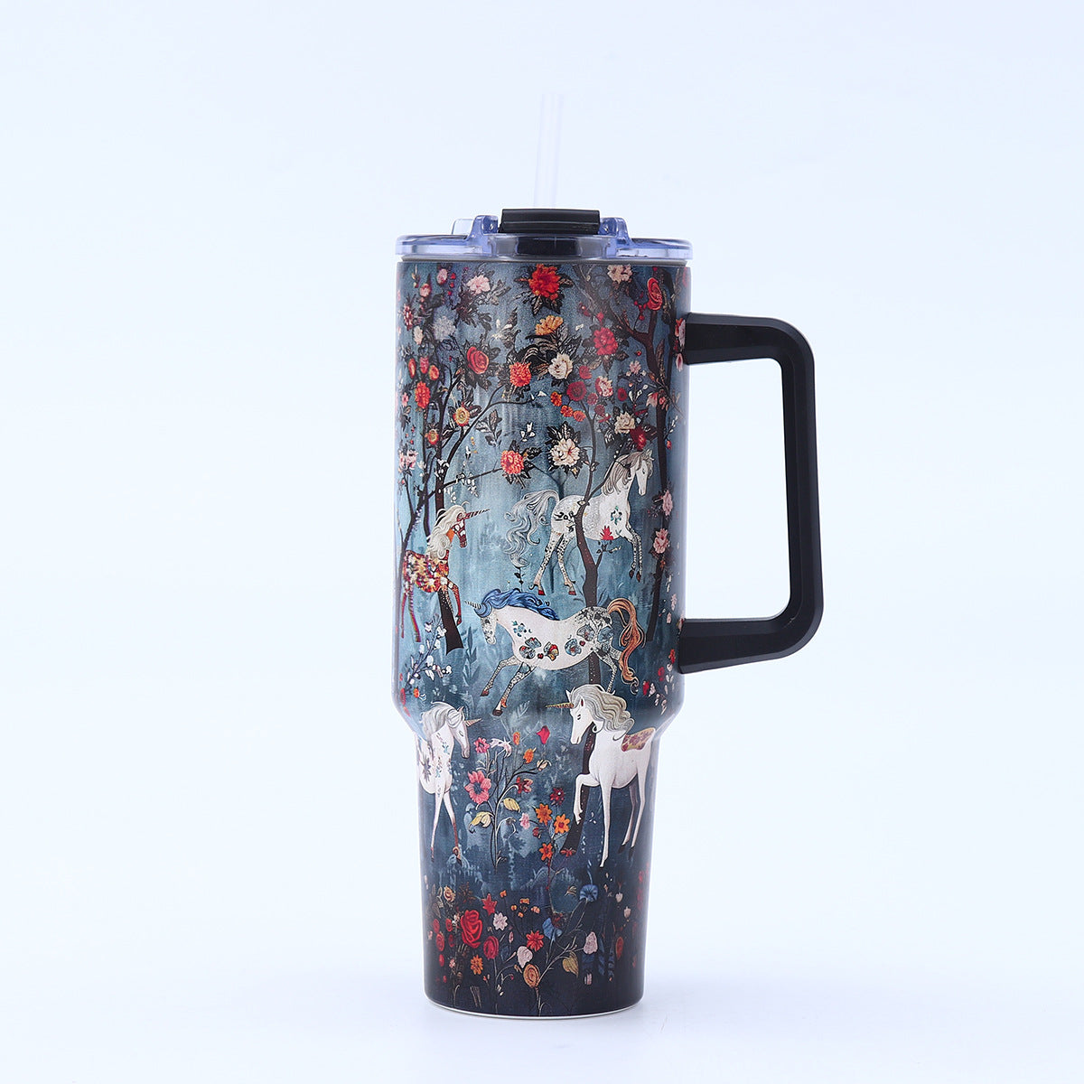 Wholesale Tumbler Large Capacity Cartoon Ice Cup Stainless Steel Outdoor 40oz Thermos Cup