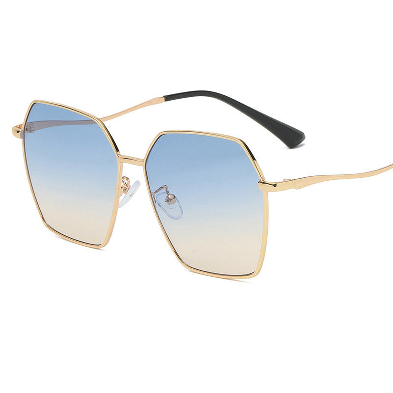 Wholesale Metal Polygon PC Sunglasses