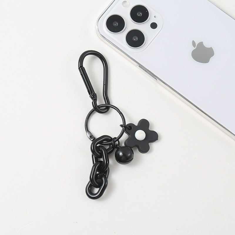 Wholesale Flower Chain Bell Keychain