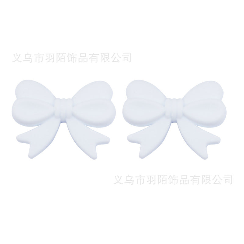 Wholesale 20pcs colorful bow Focal Beads