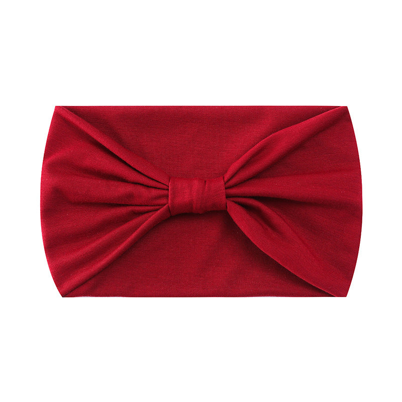 Wholesale Solid color elastic wide brim yoga sweat-absorbent headband