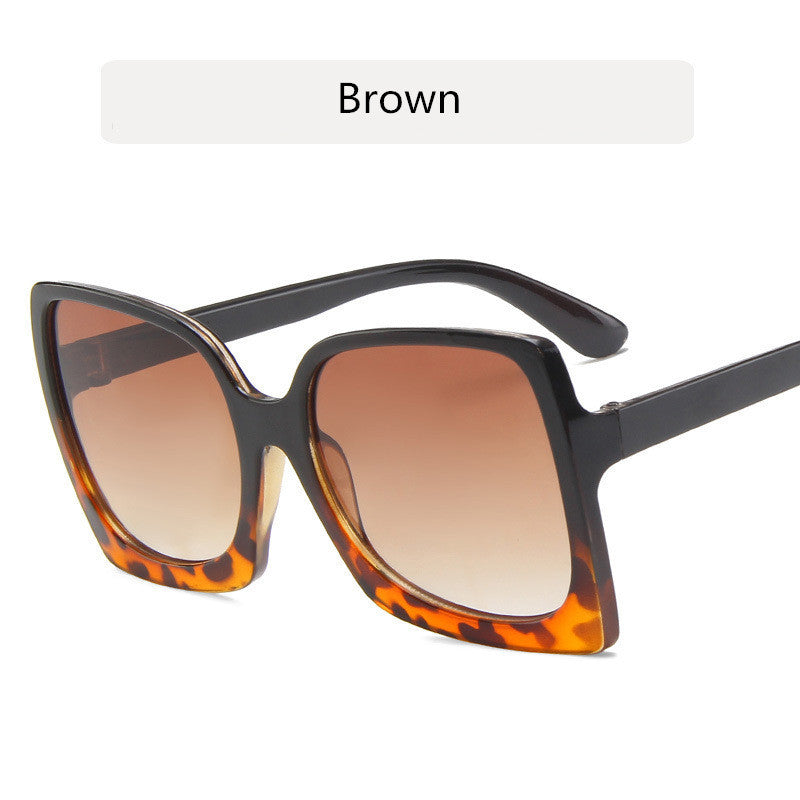 Gafas de sol de PC cuadrado de marco grande al por mayor