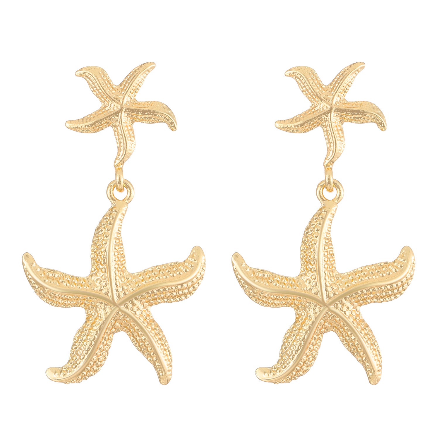 Wholesale Summer Retro Ocean Earrings Starfish Pendant