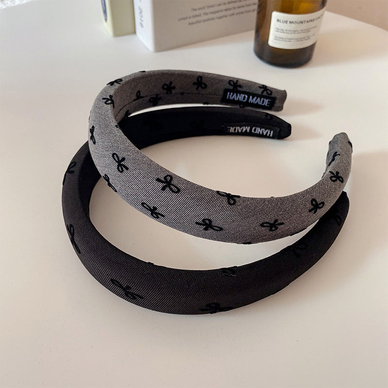 Wholesale Korean style wide-brimmed bow headband