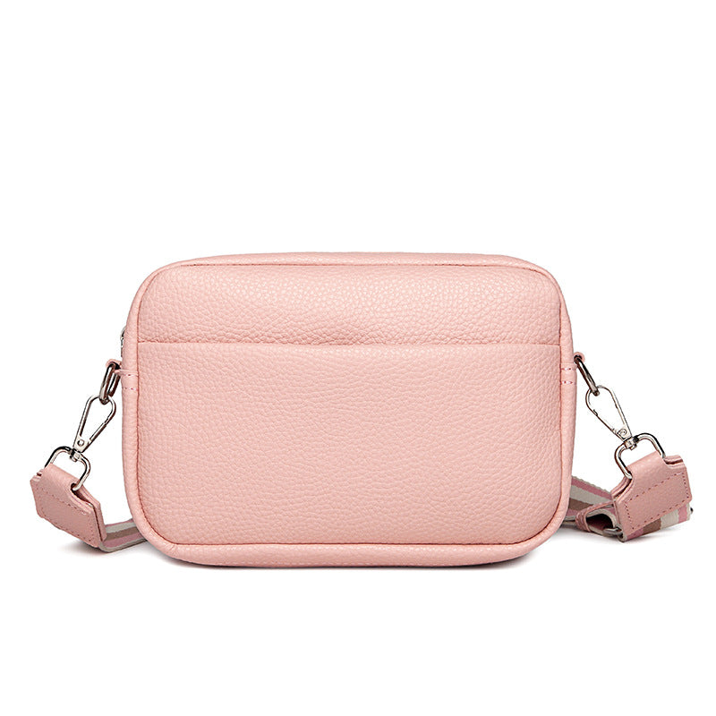 Wholesale Solid Color PU Crossbody Bag Single Shoulder Small Square Bag