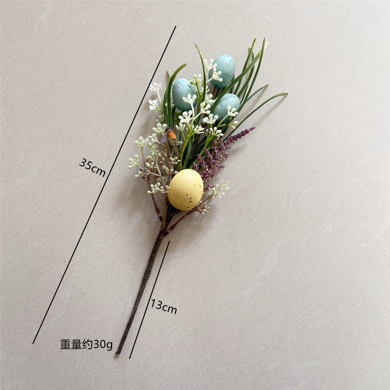 Wholesale Easter egg decorations DIY Easter egg string Home flower arrangement vase decoration Shopping mall decorations