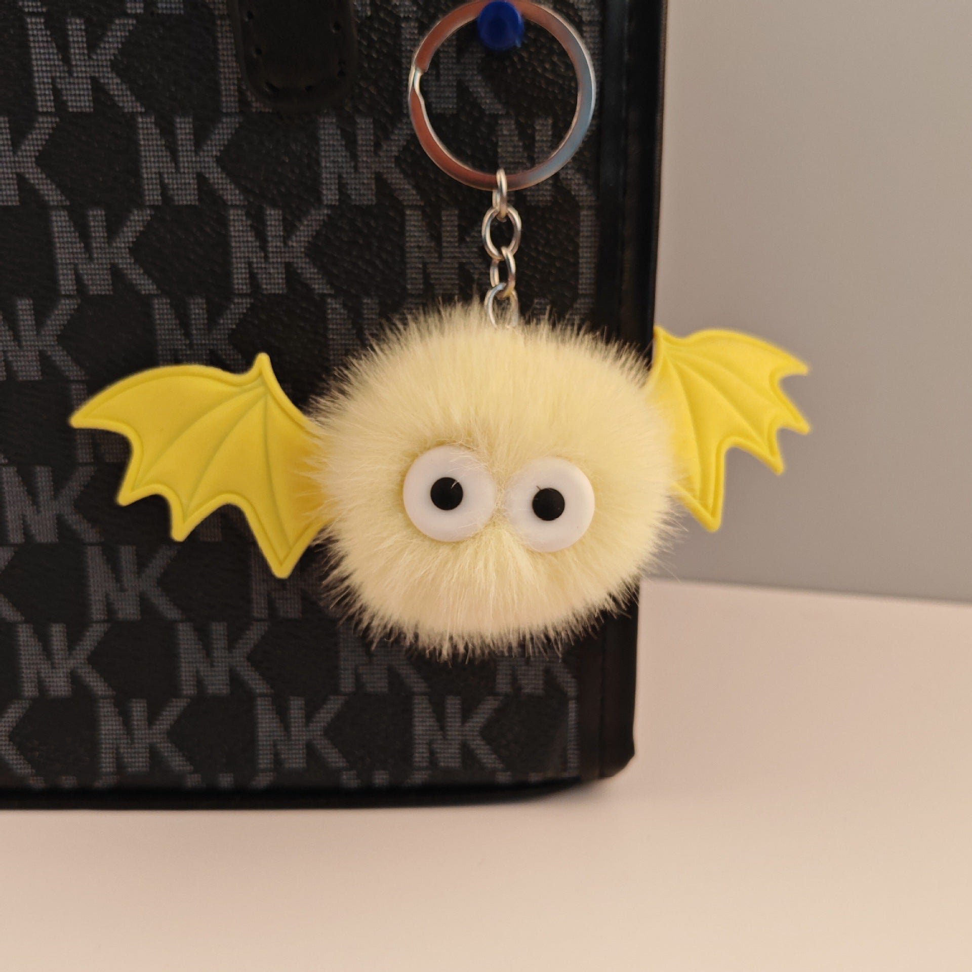 Wholesale 5pcs/pack Plush ball pendant funny keychain accessories