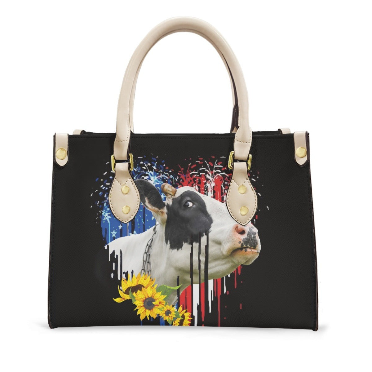 Wholesale PU New Flower Cow Women's Leather Shoulder Bag Handbag