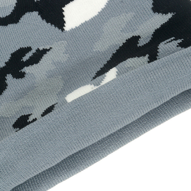 Wholesale Winter Camouflage Jacquard Acrylic Wool Hats
