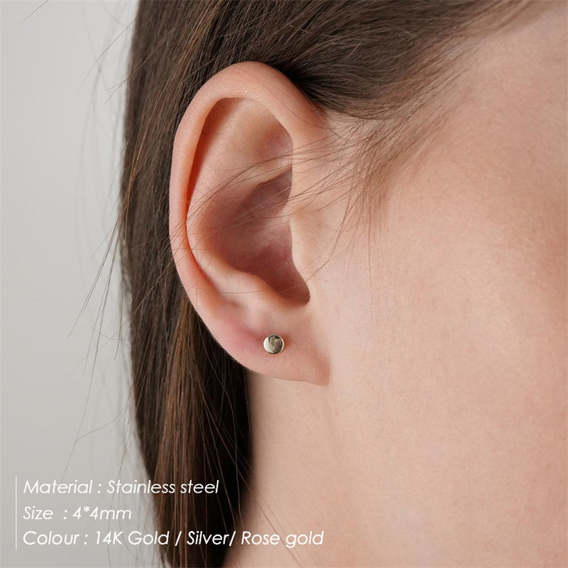 Wholesale Round Stainless Steel Earrings