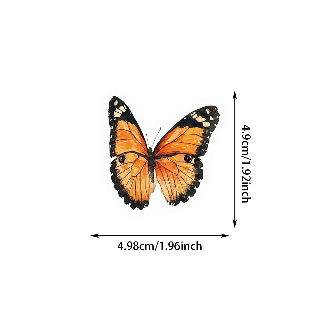 Wholesale 50pcs Elegant Butterfly Series DIY Stickers