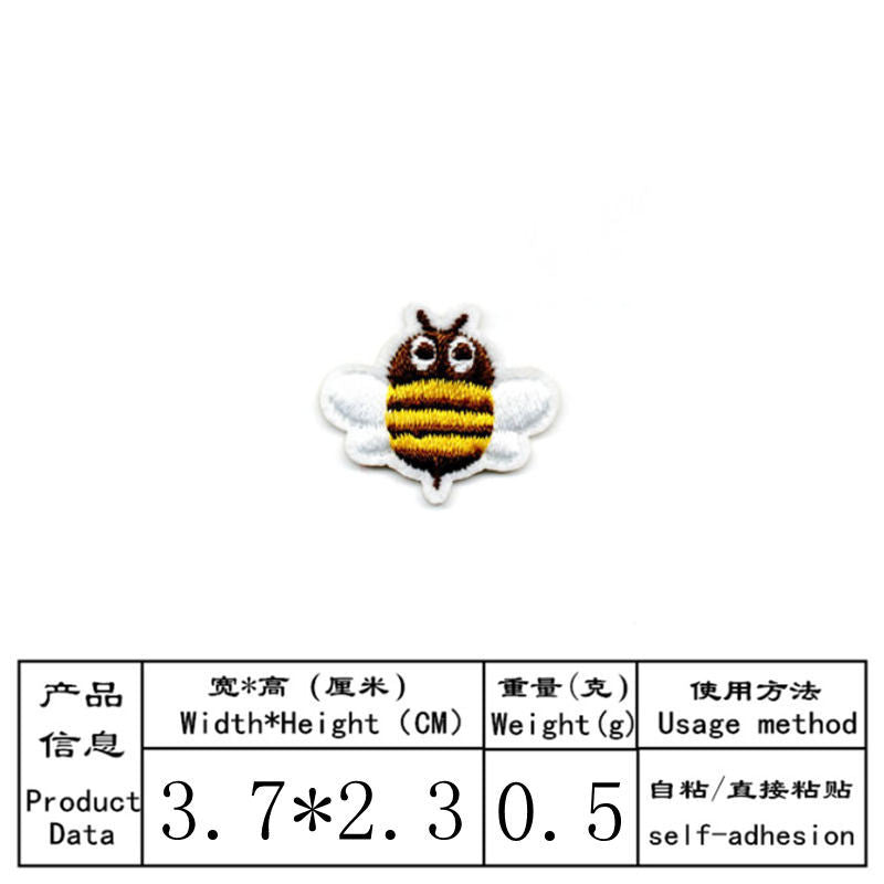 Wholesale Self Adhesive Embroidered Bird Butterfly Insect Patches Set Trendy DIY Decorative Accessory For Coats And Bags Gift Boutique Resale