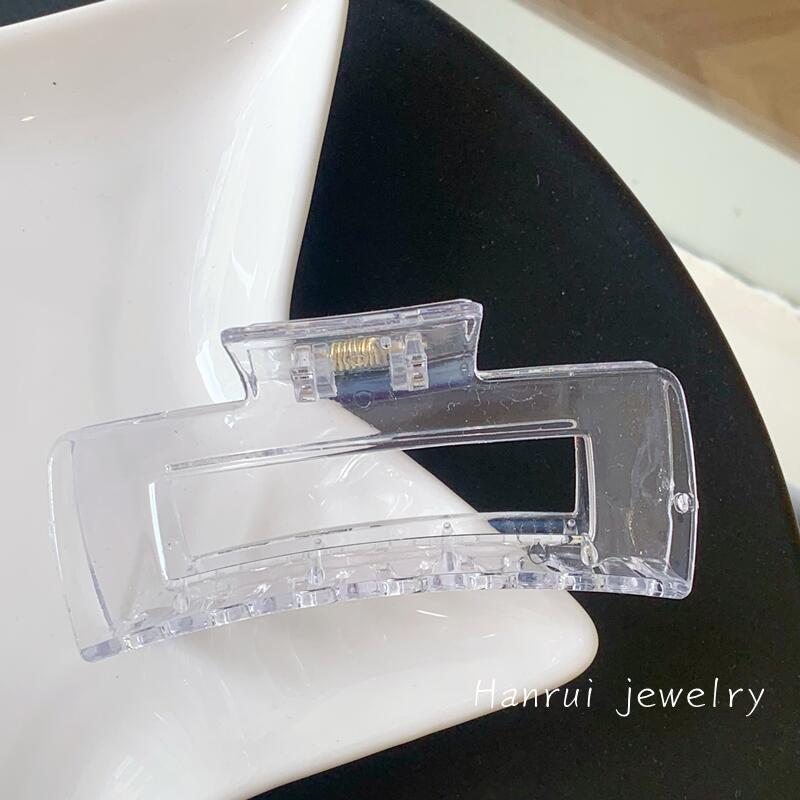 Wholesale Back Head Square Frosted Large Women's Elegant Bath Hair Clip