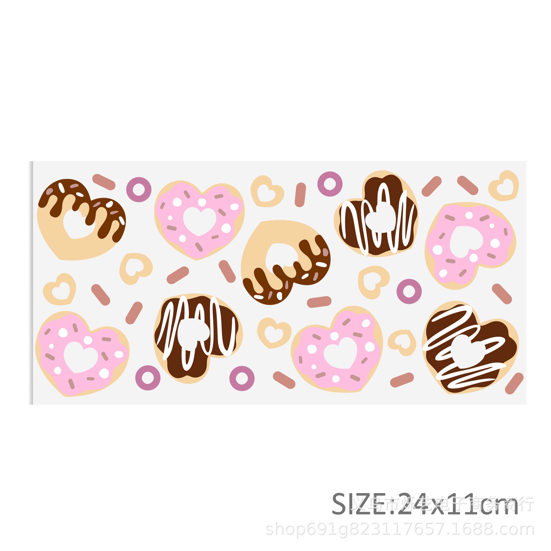 Wholesale Hamburgers and French fries food category 16oz Cup UV DTF Wraps