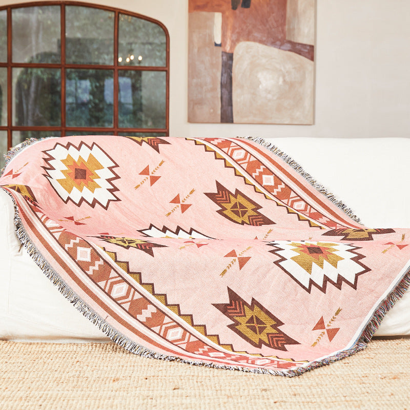 Wholesale of Western Style Aztec Polyester Blankets