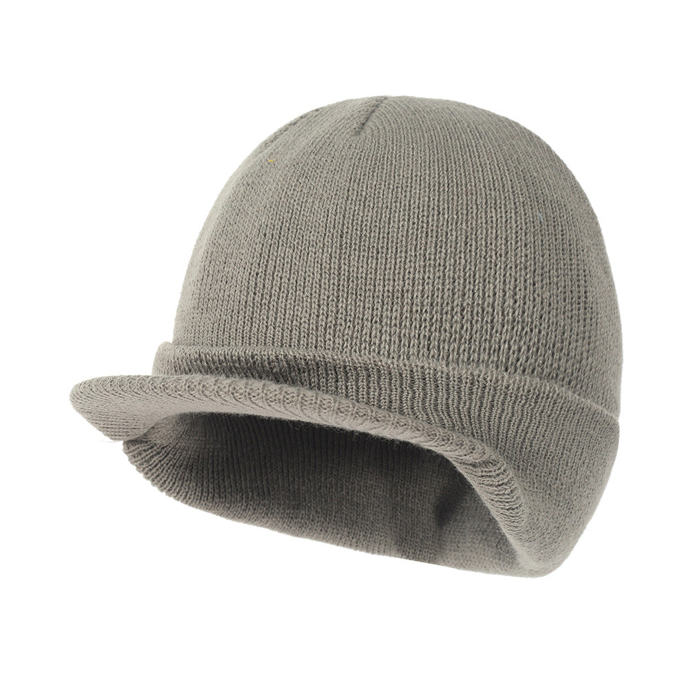 Wholesale Autumn and Winter Warm All-match Wide Brim Cap Beanie