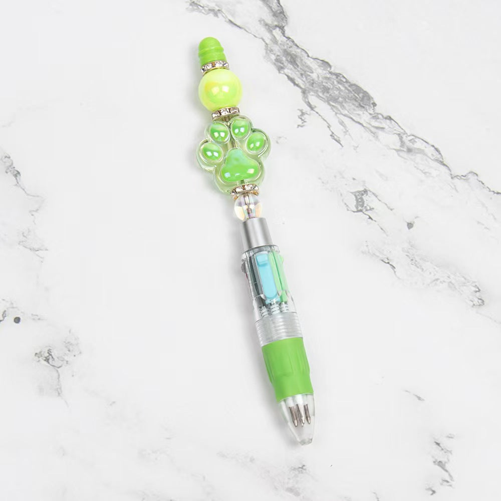 Wholesale 2pcs Cartoon Four Color Beaded Pen