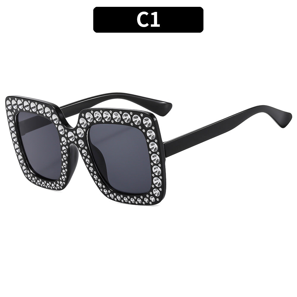 Wholesale Box Diamond PC Sunglasses