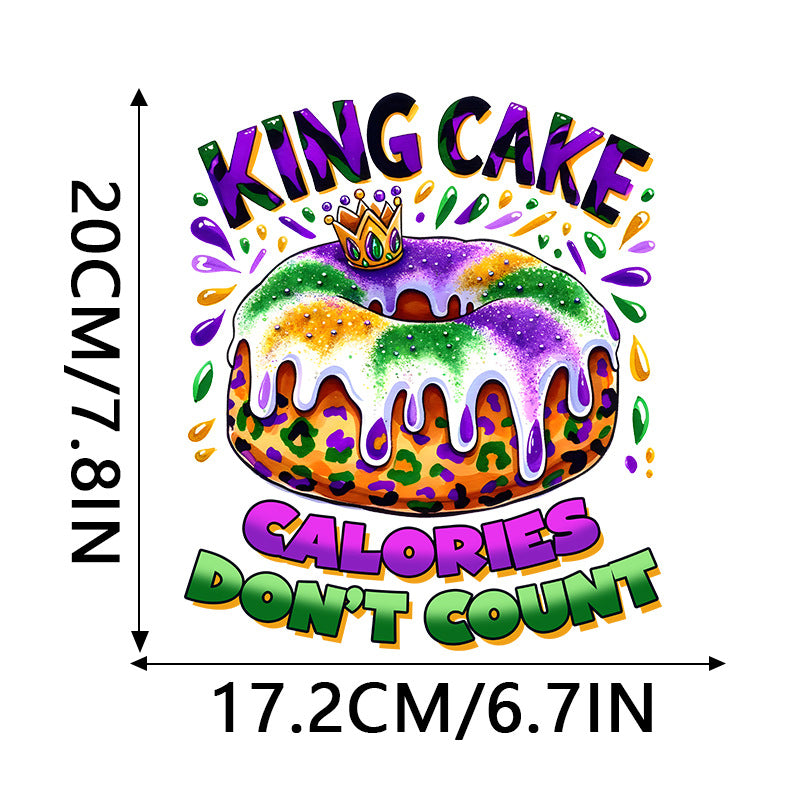 Wholesale 10pcs Carnival Festival  Pattern Clothing  UV DTF Ready to Press Transfers Wraps