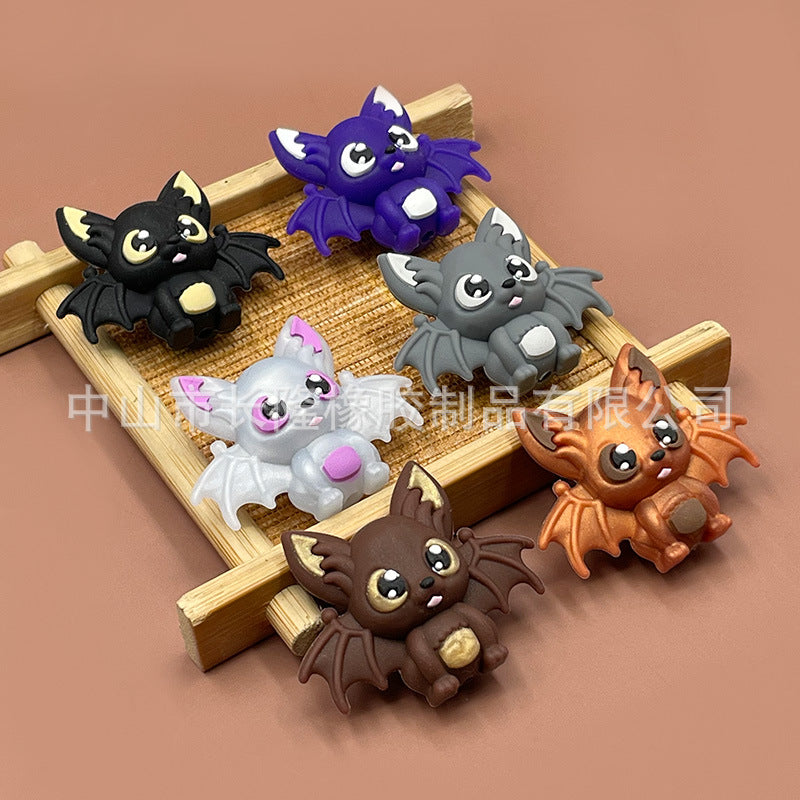 Wholesale 20pcs/pack Food grade  3D silicone beads accessories