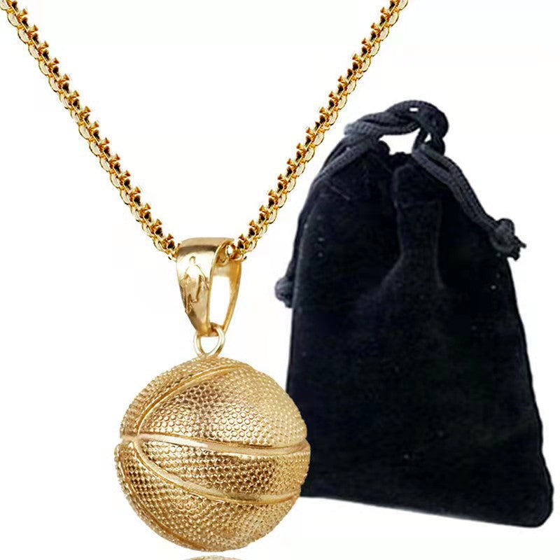 Collares de aleación de colgantes de baloncesto al por mayor