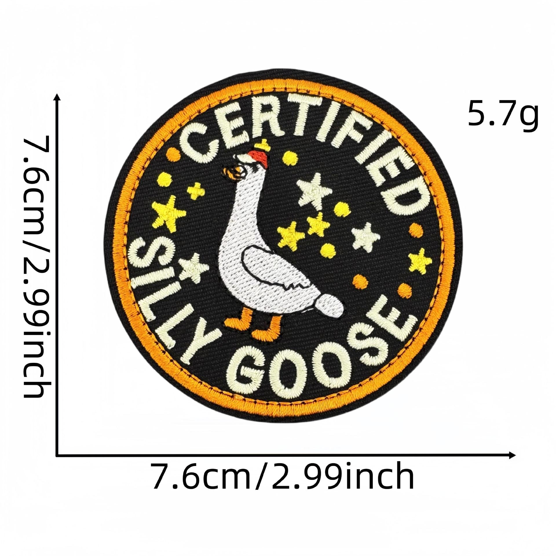 Wholesale Cartoon Fun Quirky Style English Letter Animal Character Velcro Badge Patch