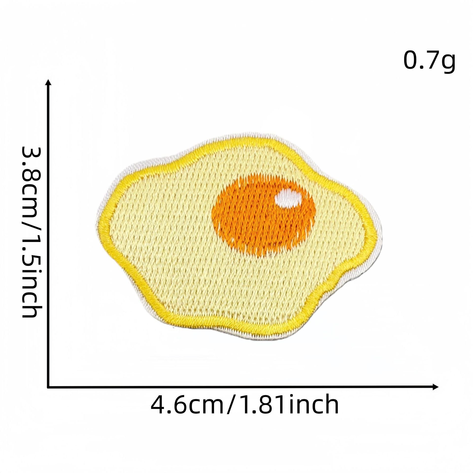 Wholesale Cartoon Salmon Sushi Iron On Embroidery Patch Fashion Decorative Clothing Accessory For DIY Craft And Party Gift Resale