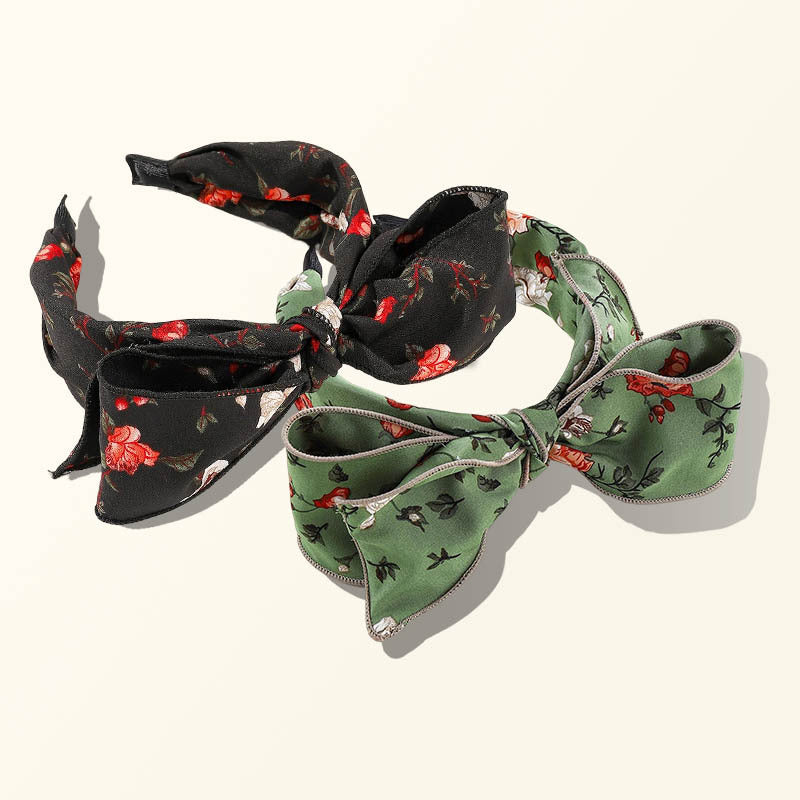 Wholesale Hair Art Knotted Rose Bow Headband