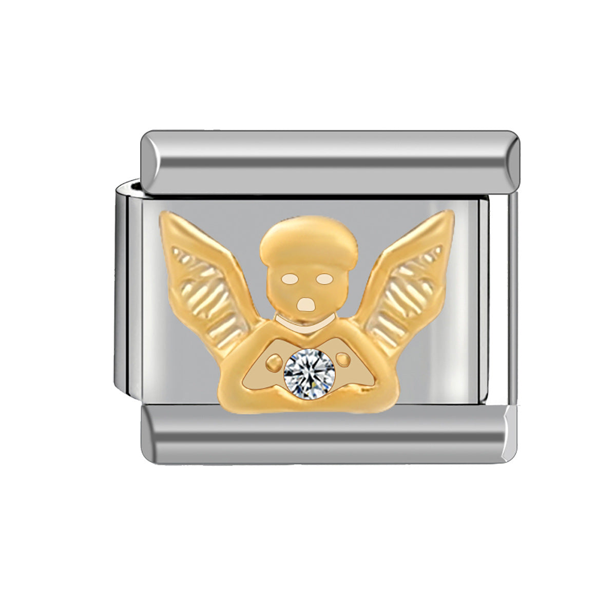 Wholesale Italian Charm Bracelet 9mm DIY Spliced Detachable Heart Pattern Combination Bracelet