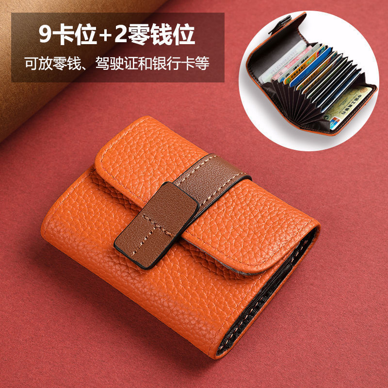 Wholesale Simple Buckle Multi-Card Slot Bank Card Holder Wallet