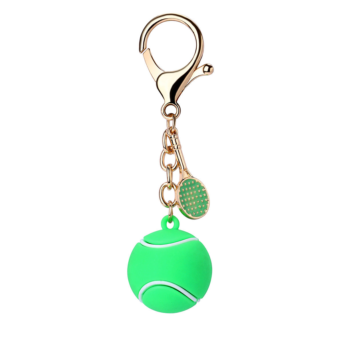 Wholesale 2pcs soft rubber ball pendant World Cup football baseball key chain