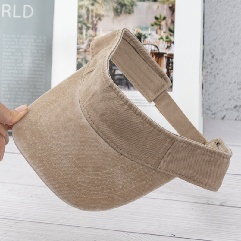 Wholesale Washed hollow hat summer outdoor sports breathable retro old baseball cap