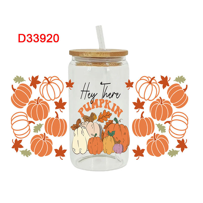 WholesaleWestern Wind Bullhead   16oz Cup UV DTF Wraps