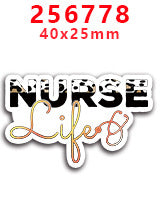Wholesale Random 30pcs Colored Nurse's Day Series  Acrylic Flatback