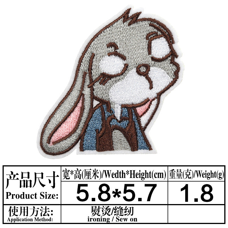 Wholesale cartoon cloth stickers cute DIY patch OLY Exclusive