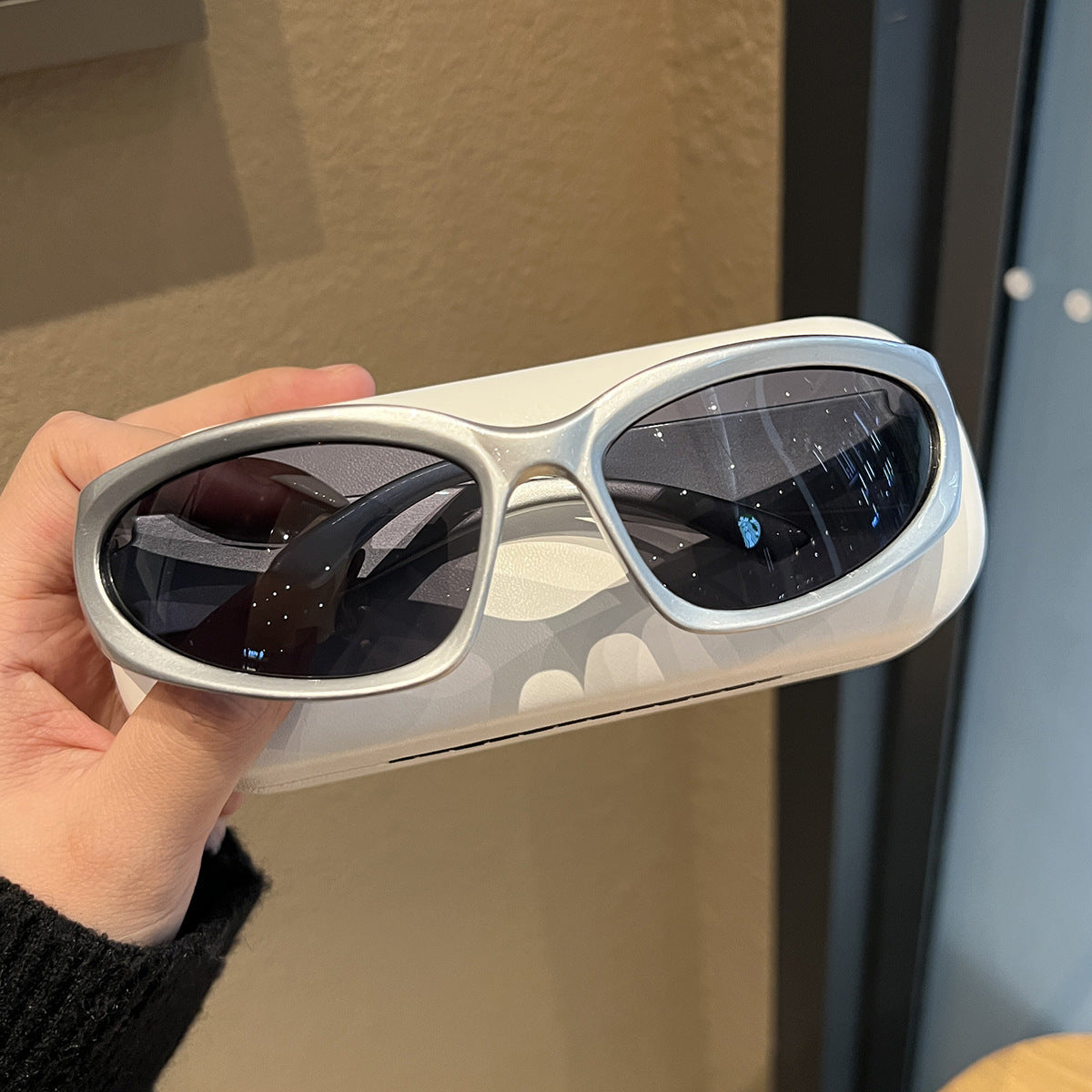 Wholesale No makeup glasses retro cat eye women's sunglasses