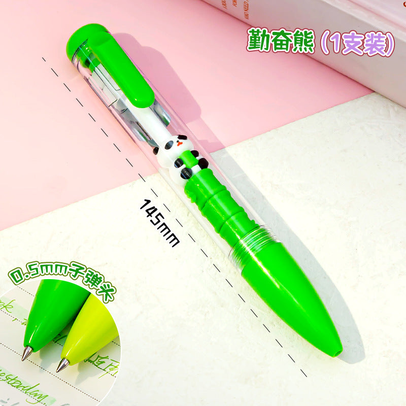 Wholesale DIY string gel pen black smooth ballpoint pen