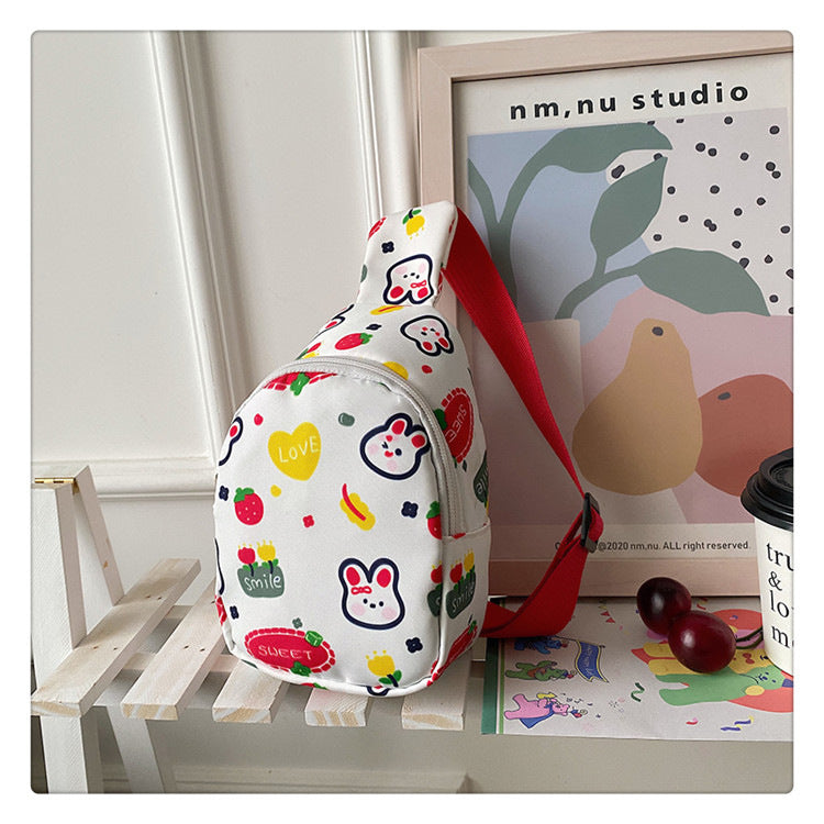 Wholesale soft girl preppy chest bag