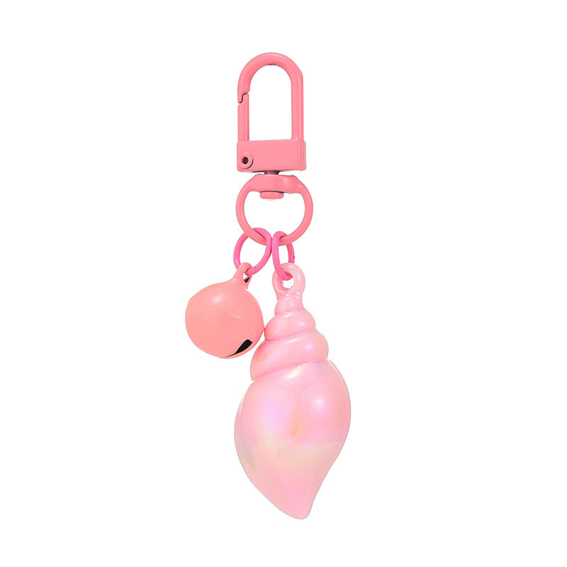 Wholesale Acrylic Colorful Small Conch Key Chain