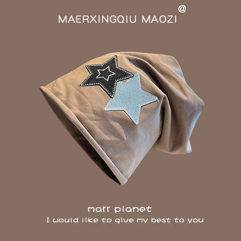 Wholesale American Style Pure Cotton Embroidered Star Pile Hat