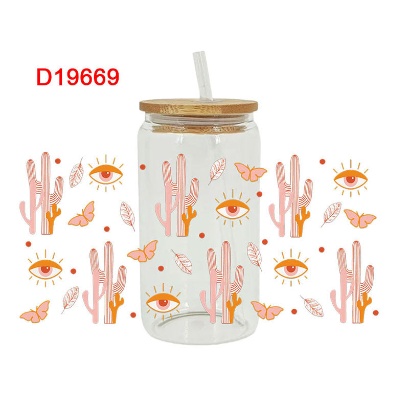 Wholesale UV Transfer Paste Glass Crystal Label Crystal Paste 16OZ UV DTF WRAPS