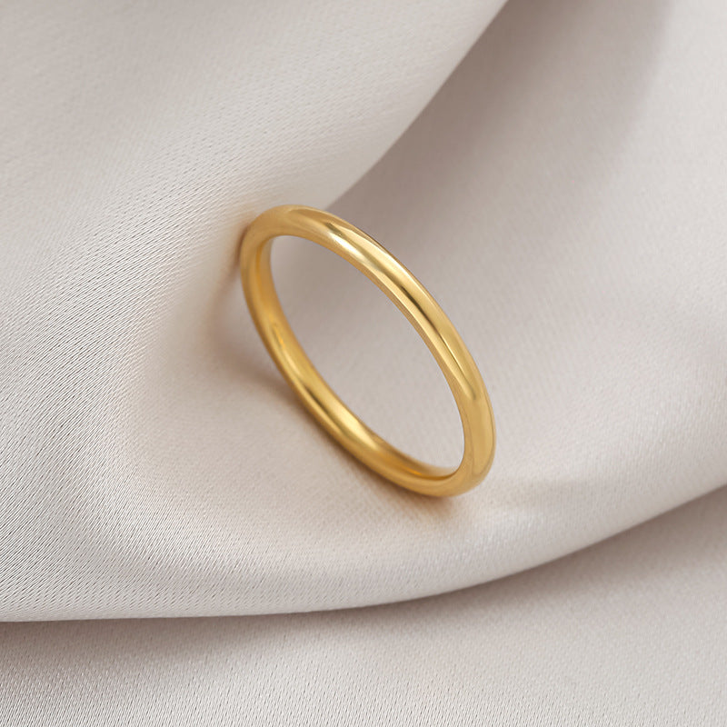 Wholesale Titanium Steel Luxury Diamond Ring