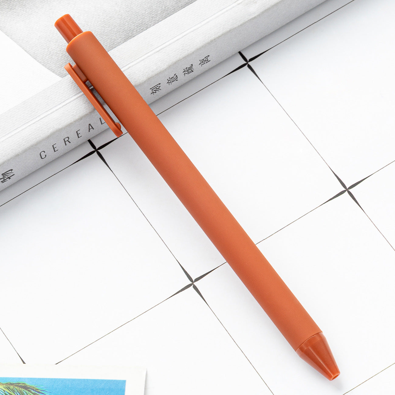 Whoelsale Candy Color Press Plastic Pen Gift Office Tools Teacher Gift
